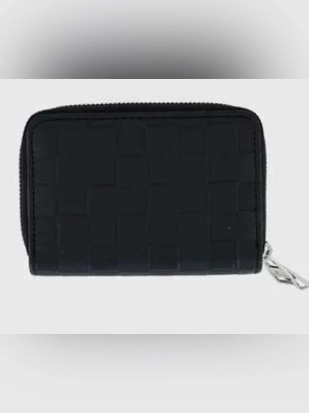 London Fog Black Double Zipper Wallet - Compact Quilted Style
